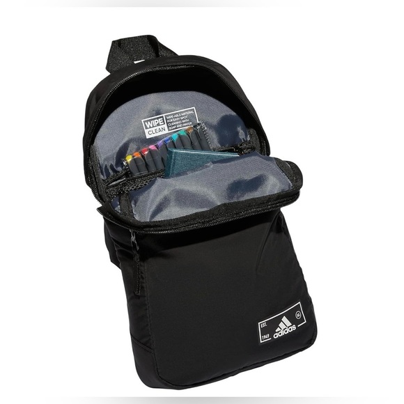 Adidas essential 2 sling crossbody black bag - Picture 4 of 7